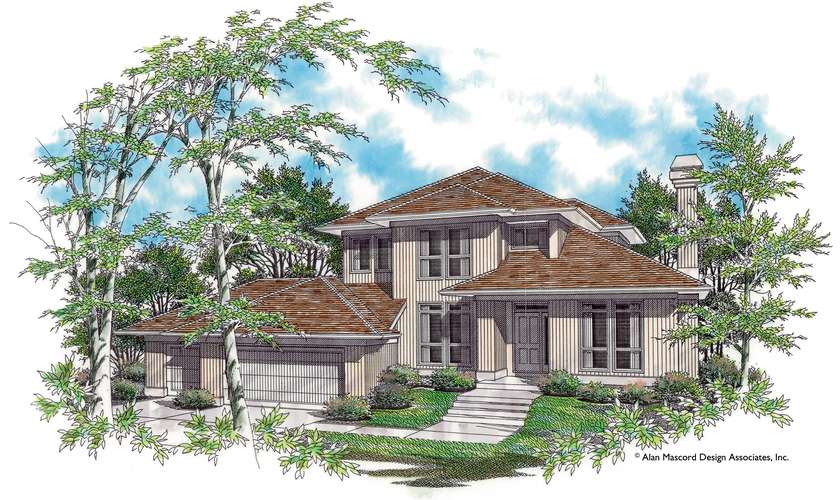 Mascord House Plan 2217D: The Clayton