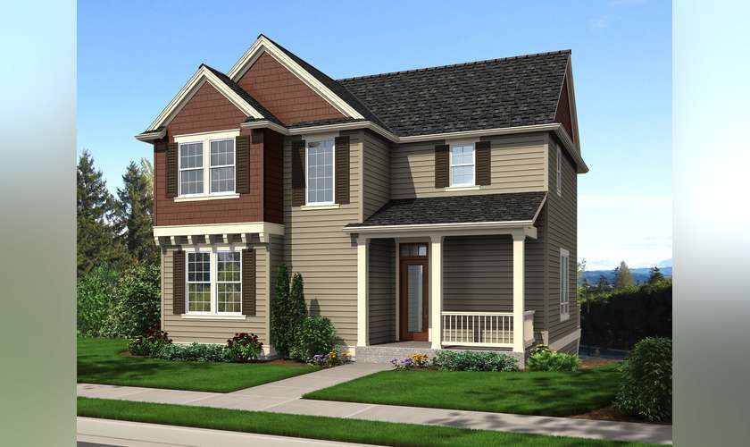 Mascord House Plan 22188A: The Newbury