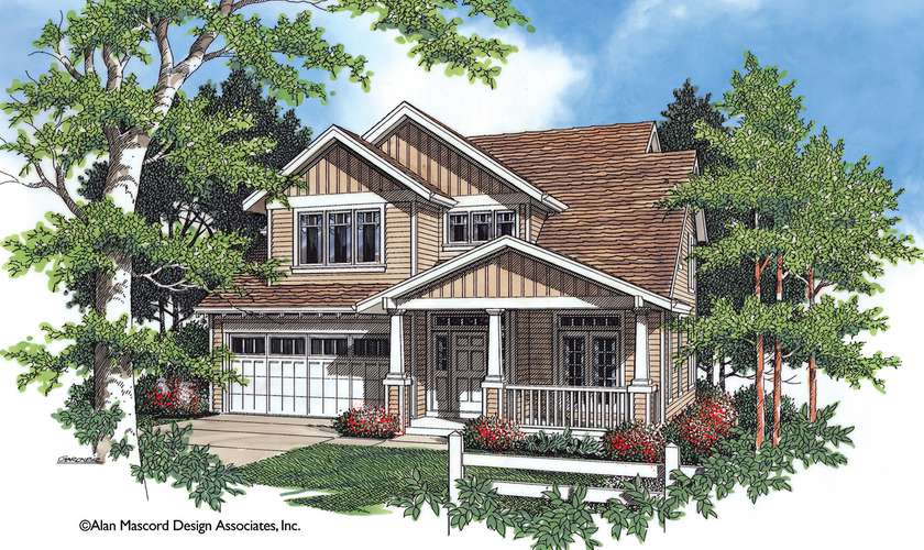 Mascord House Plan 2230C: The Tacoma