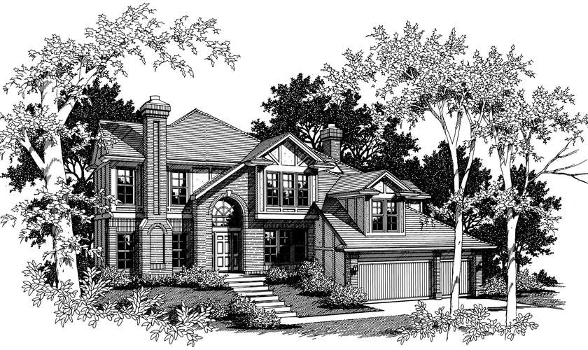 Mascord House Plan 2237K: The Braham