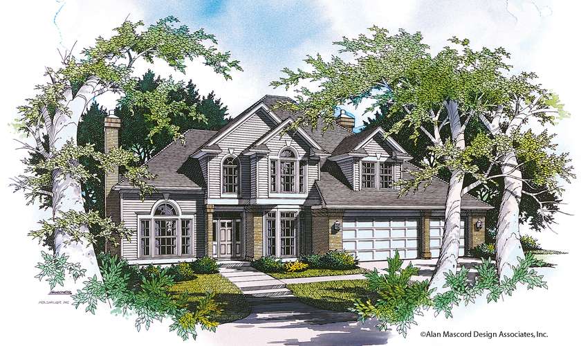 Mascord House Plan 2267G: The Arland