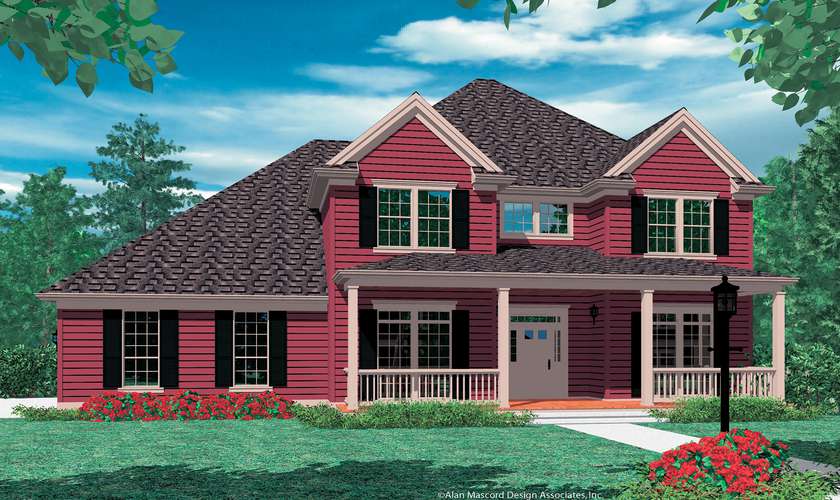 Mascord House Plan 2271AC: The Brayton