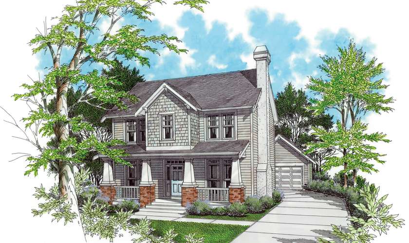 Mascord House Plan B2275: The Milford