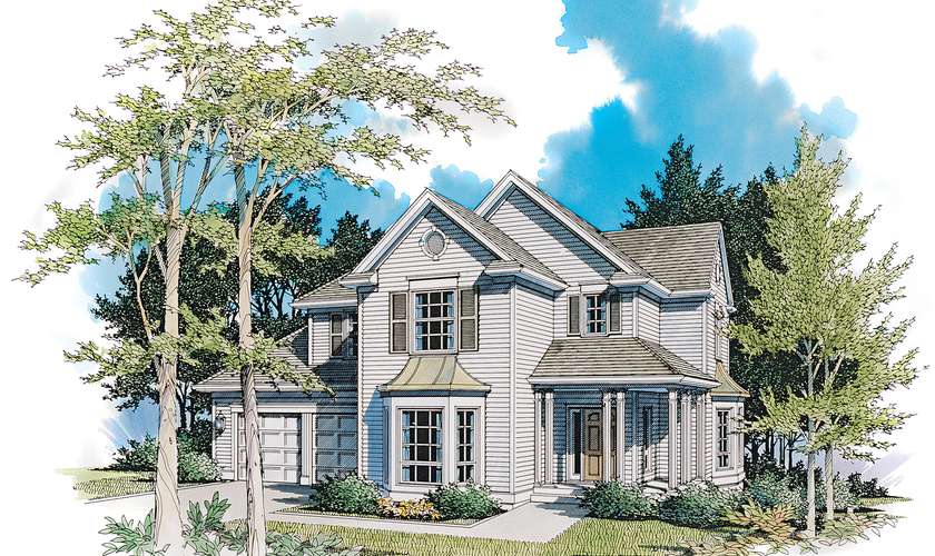 Mascord House Plan B2280: The Norway