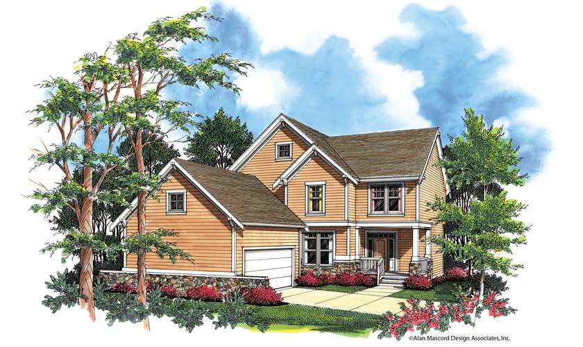 Mascord House Plan 2291: The Bloomfield