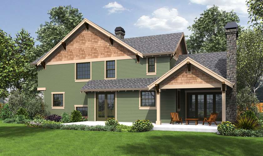 Mascord House Plan 23106: The Tannen