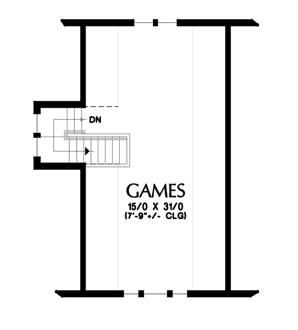 Upper Floor Plan image for Mascord Manchester-Four Floors of Fun for the Family-Upper Floor Plan