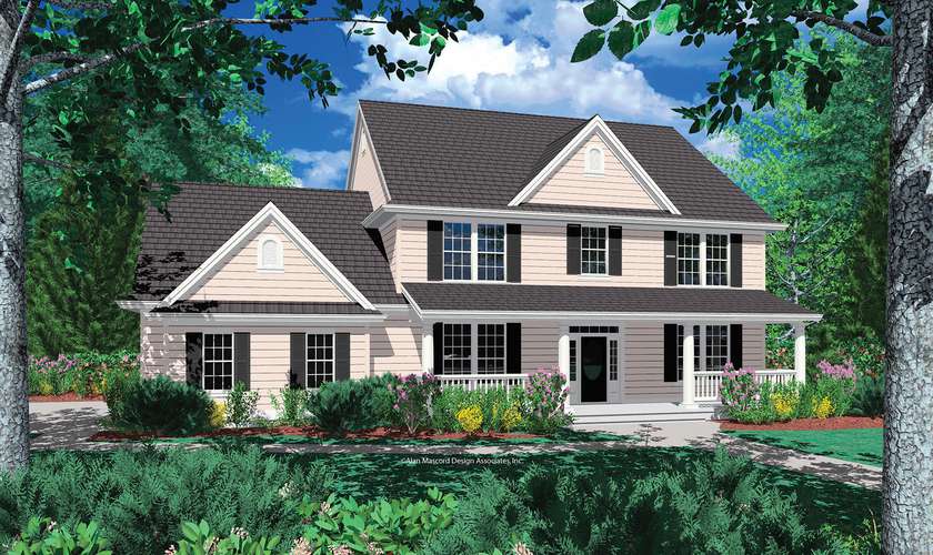 Mascord House Plan 2322F: The Cameron