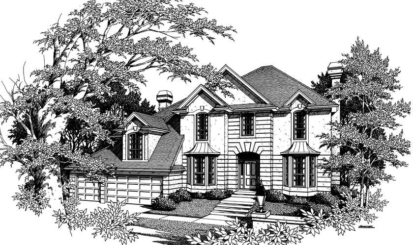 Mascord House Plan 2343: The Bellingrath