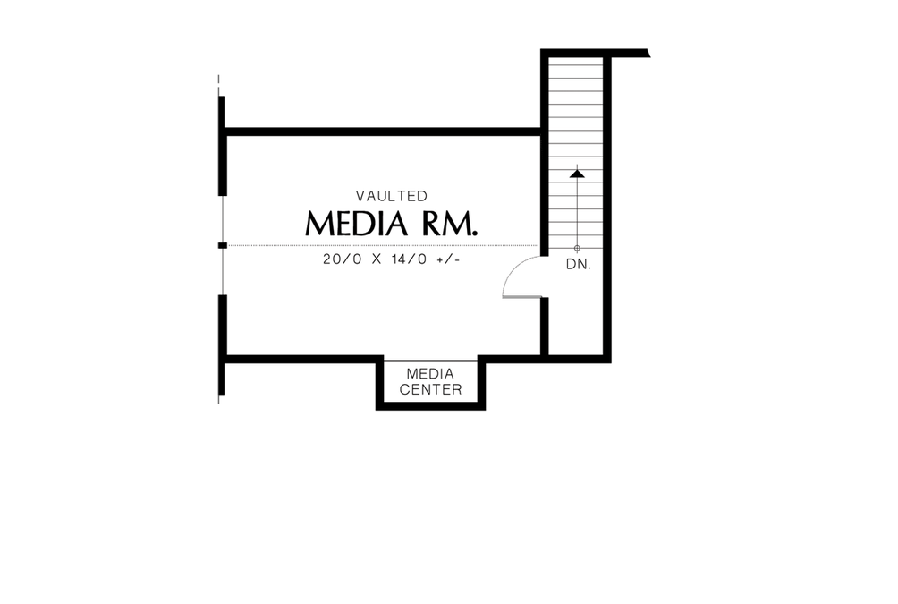 Upper Floor Plan image for Mascord Reyes-Wide Central Hall Leads to Sitting Area-Upper Floor Plan