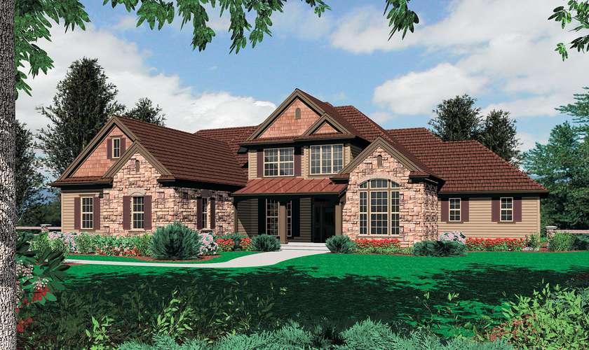 Mascord House Plan B2372: The Bedford