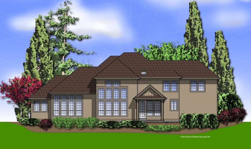 Mascord House Plan B2372: The Bedford