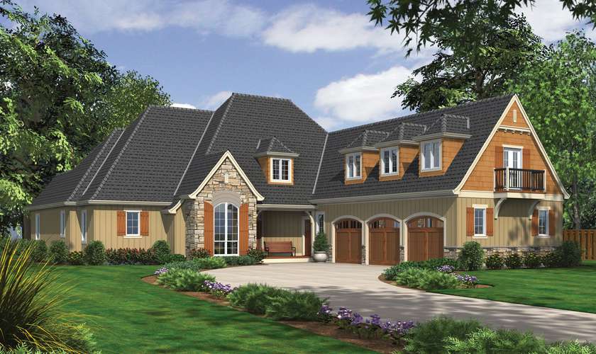 Mascord House Plan 2390: The Hamilton