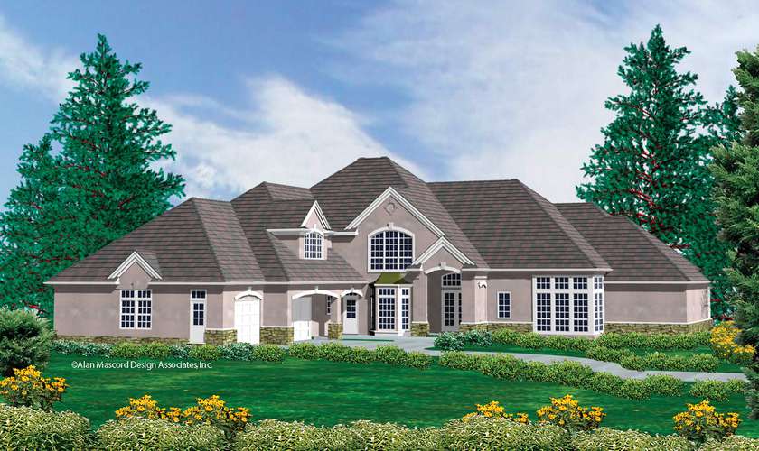 Mascord House Plan 2401: The Kirkwood