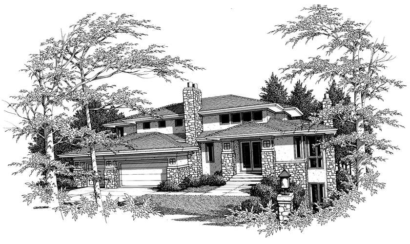 Mascord House Plan 2405: The Maxfield