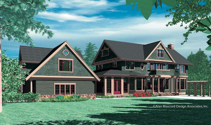 Mascord House Plan 2418: The Parnell