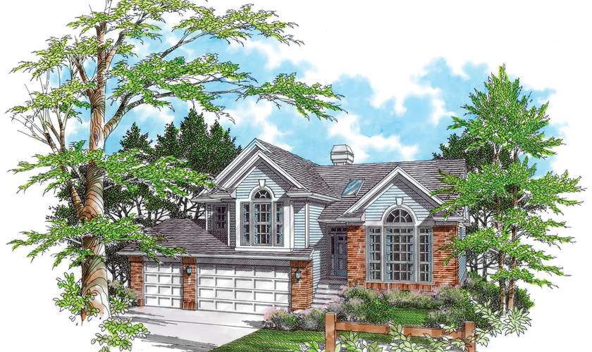 Mascord House Plan 3210: The Adriana