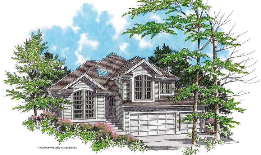 Mascord House Plan 3210A: The Boyden