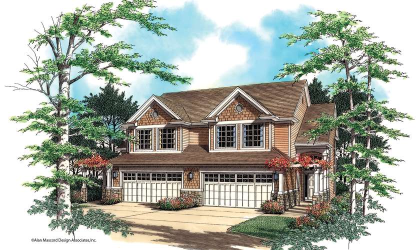 Mascord House Plan 4001: The Warrenred