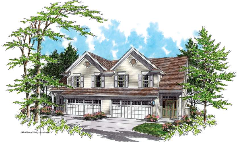 Mascord House Plan 4007: The Johnsonville