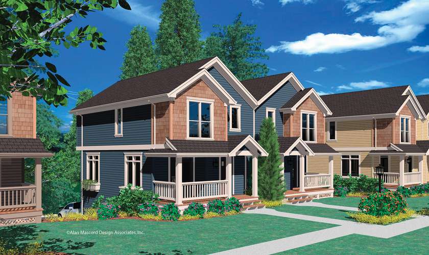 Mascord House Plan 4027: The Woodbury