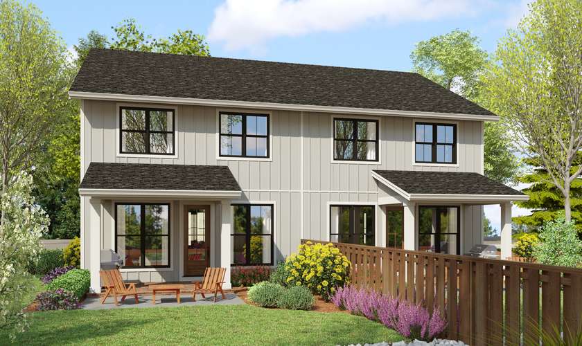 Mascord House Plan 4055: The Walnut Grove