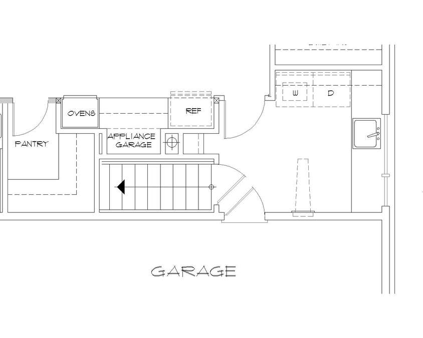 Basement Stair Location image for Mascord --Basement Stair Location