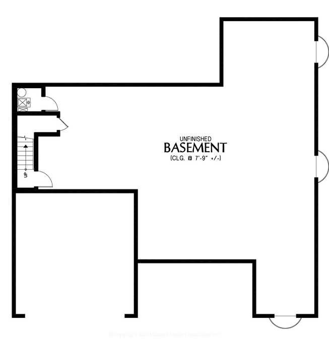 Lower Floor Plan image for Mascord --Lower Floor Plan