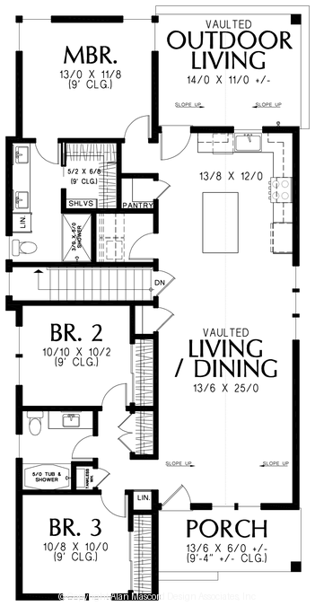 Main Floor Plan image for Mascord --Main Floor Plan