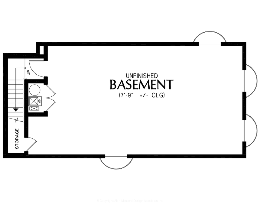 Lower Floor Plan image for Mascord --Lower Floor Plan