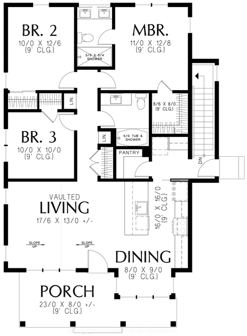 Main Floor Plan image for Mascord --Main Floor Plan