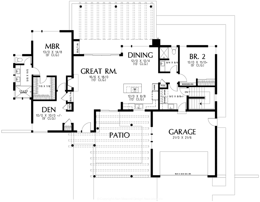 Main Floor Plan image for Mascord --Main Floor Plan