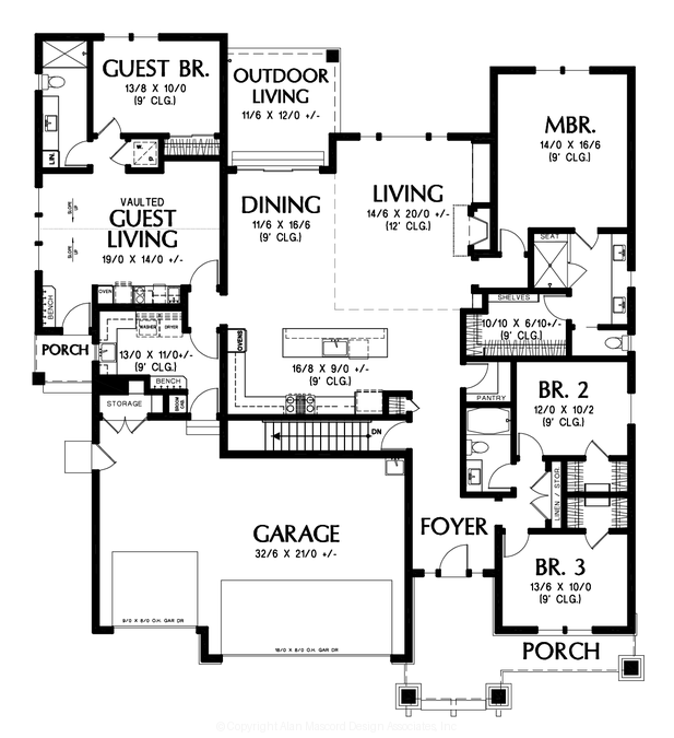 Main Floor Plan image for Mascord --Main Floor Plan