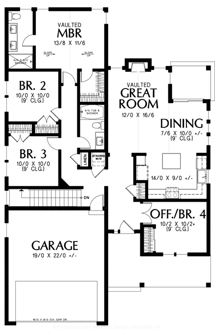 Main Floor Plan image for Mascord --Main Floor Plan