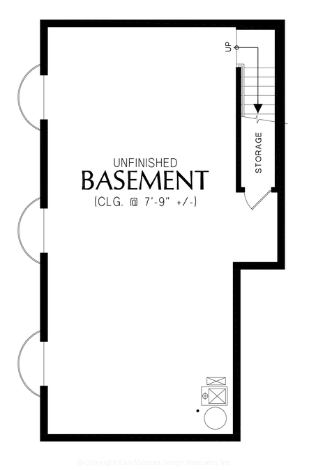 Lower Floor Plan image for Mascord --Lower Floor Plan