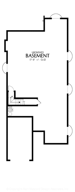 Lower Floor Plan image for Mascord --Lower Floor Plan