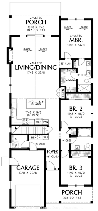 Main Floor Plan image for Mascord --Main Floor Plan