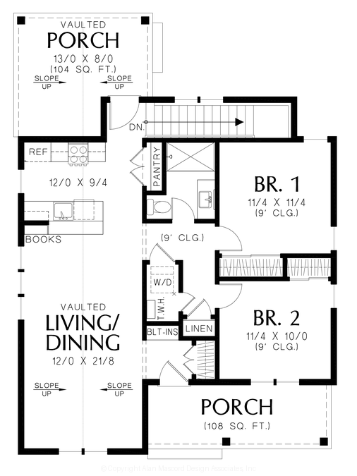 Main Floor Plan image for Mascord --Main Floor Plan
