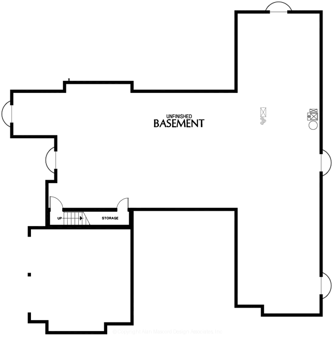 Lower Floor Plan image for Mascord --Lower Floor Plan