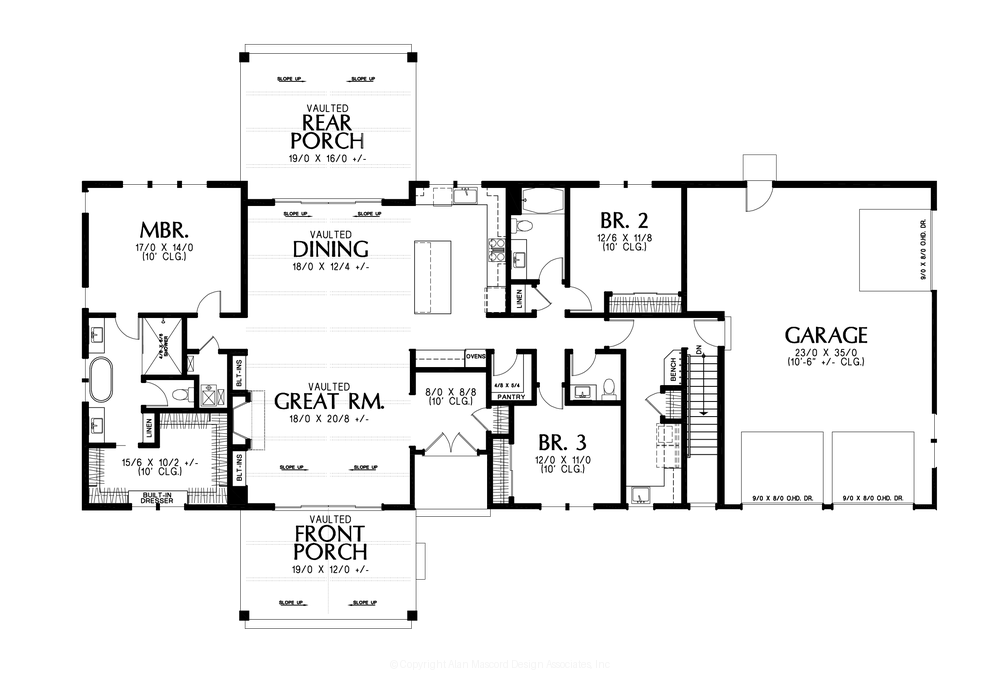 Main Floor Plan image for Mascord --Main Floor Plan