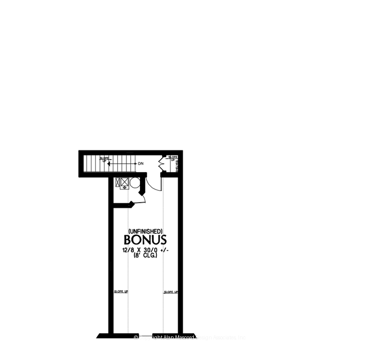 Upper Floor Plan image for Mascord --Upper Floor Plan