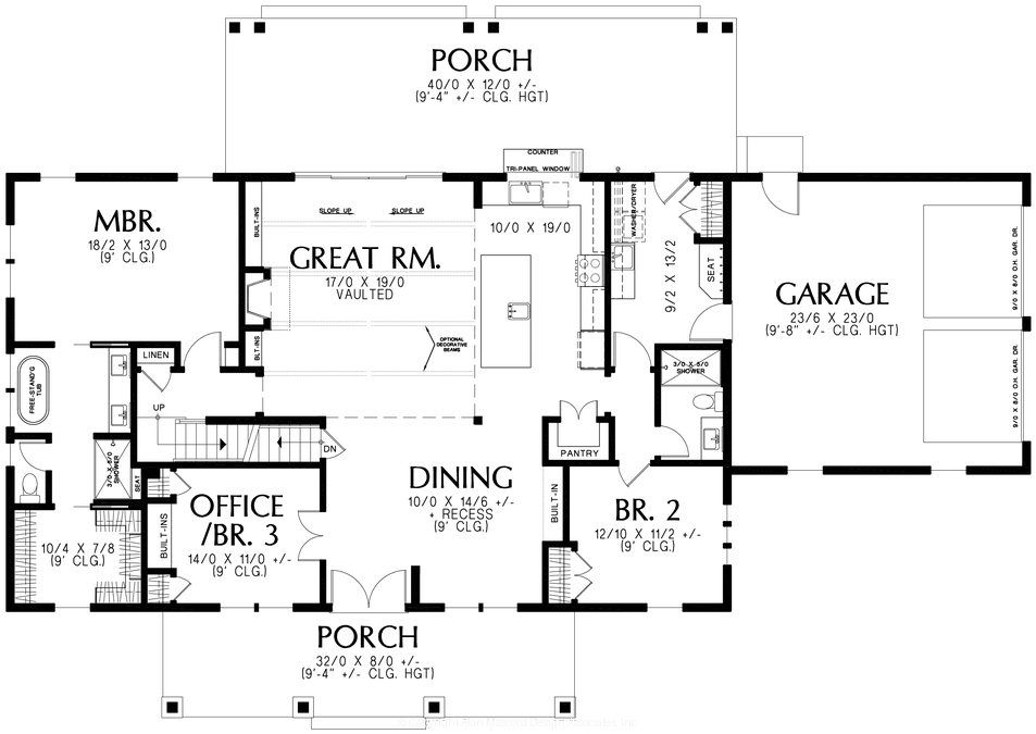 Main Floor Plan image for Mascord --Main Floor Plan