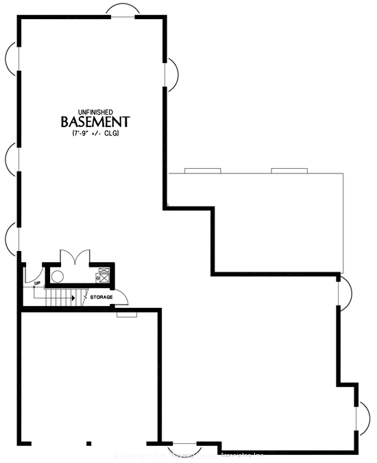 Lower Floor Plan image for Mascord --Lower Floor Plan