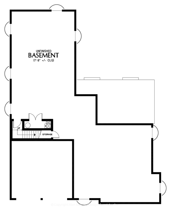 Lower Floor Plan image for Mascord --Lower Floor Plan