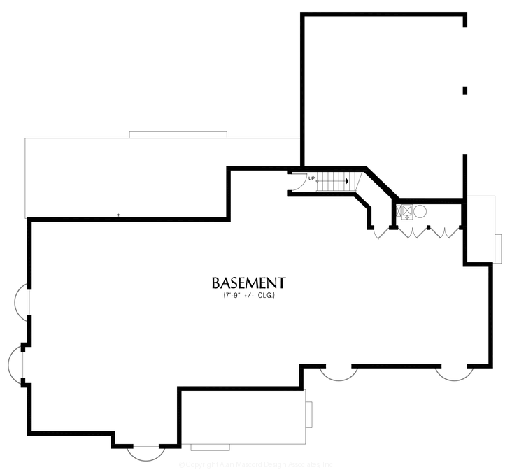 Lower Floor Plan image for Mascord --Lower Floor Plan