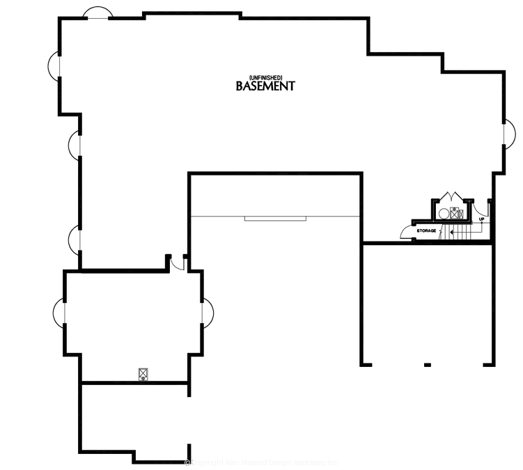 Lower Floor Plan image for Mascord --Lower Floor Plan
