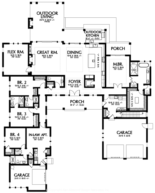 Main Floor Plan image for Mascord --Main Floor Plan