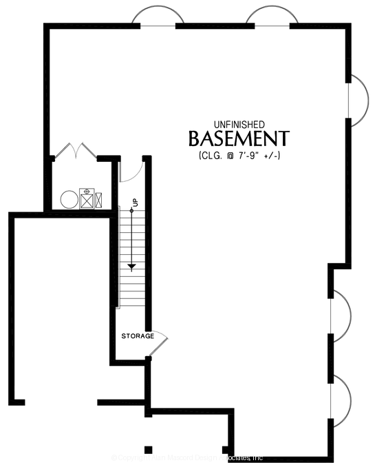 Lower Floor Plan image for Mascord --Lower Floor Plan