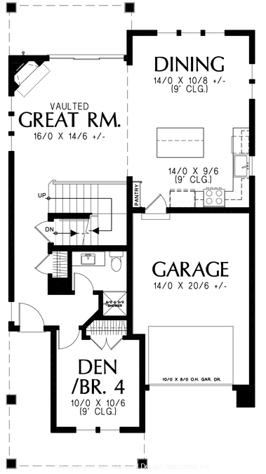 Main Floor Plan image for Mascord --Main Floor Plan