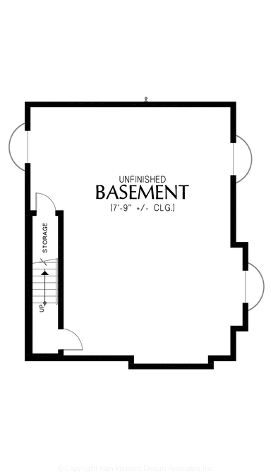 Lower Floor Plan image for Mascord --Lower Floor Plan
